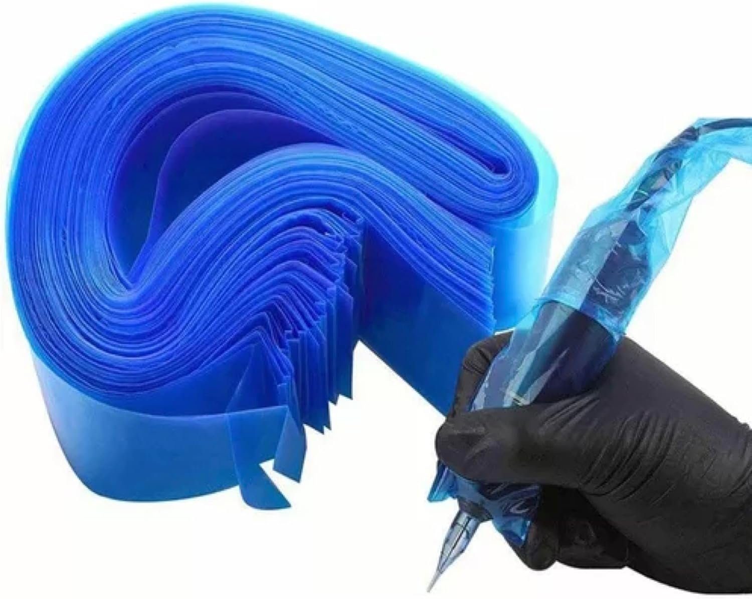 100 Piezas Mangas Cubre Clip Cord Protectoras Tattoo Sleeves 5cm - Image 2