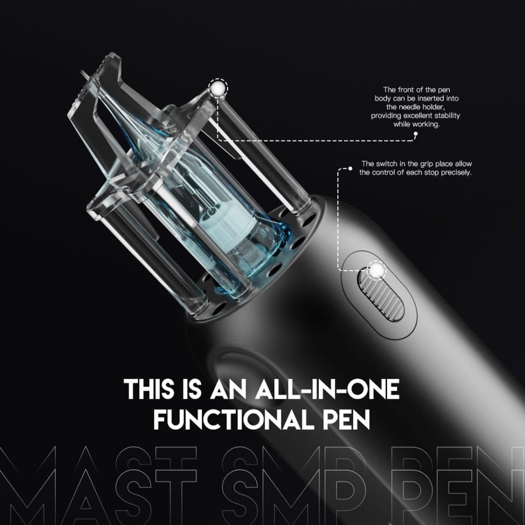 Compra el Kit MAST SMP original. Sistema avanzado para micropigmentación capilar, scalp y PMU. Motor potente, 10k RPM y soportes de 70/90°. ¡Envío rápido!