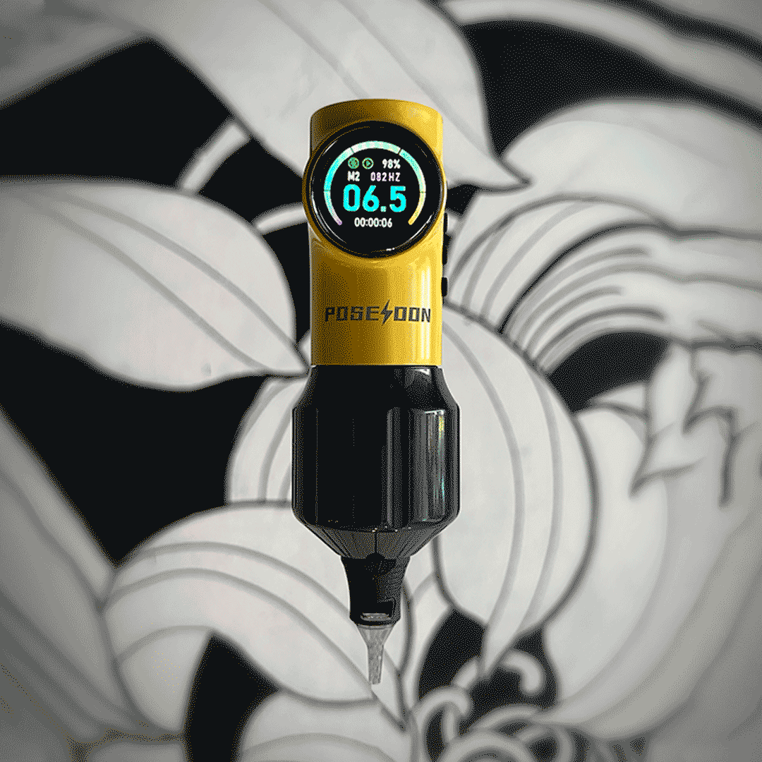 Poseidon Tattoo Pen HM135 Amarilla Minion - Image 5