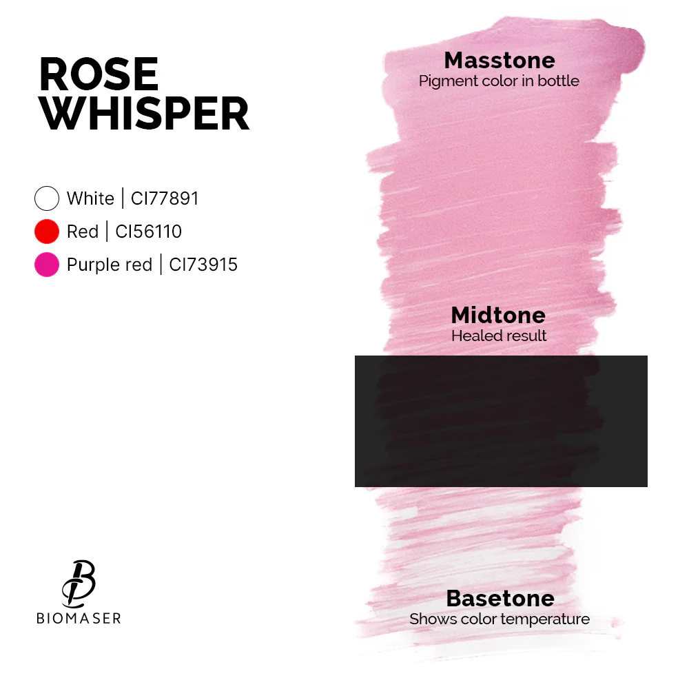 Biomaser-Light-Rose-Pink-Rose-Whisper Pigmentos PMU