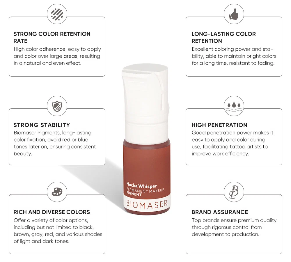 Biomaser Wine Red Pigmentos Híbridos Para Labios 12 ml - Imagen 8