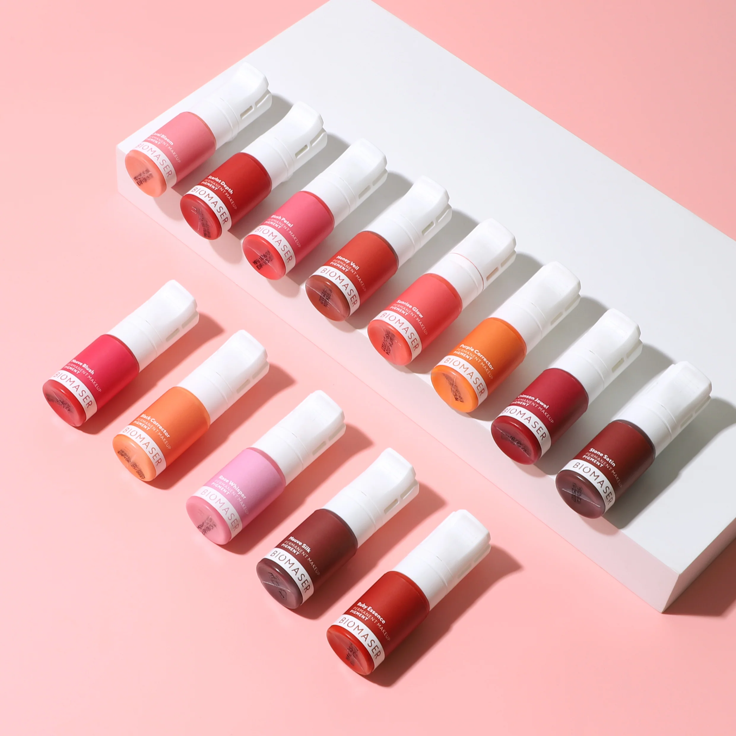 Biomaser Wine Red Pigmentos Híbridos Para Labios 12 ml - Imagen 7
